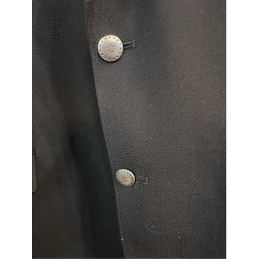 Red Sky Black Frisco 488 Hopsack Silver Button Men Western Blazer Sport Coat 50R - Picture 2 of 5